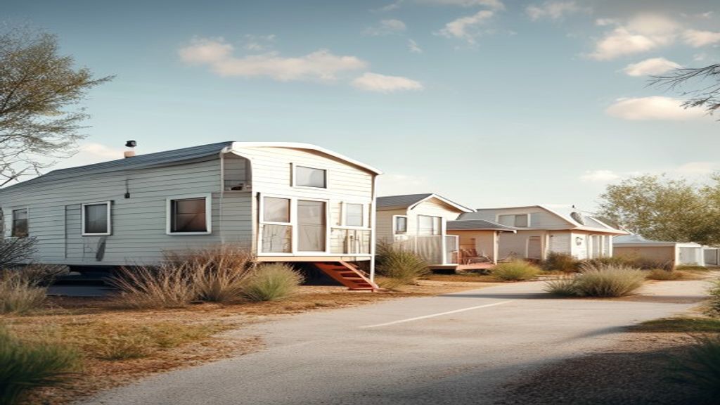 Affordable mobile homes displayed for sale, showcasing compact designs and budget‑friendly pricing.