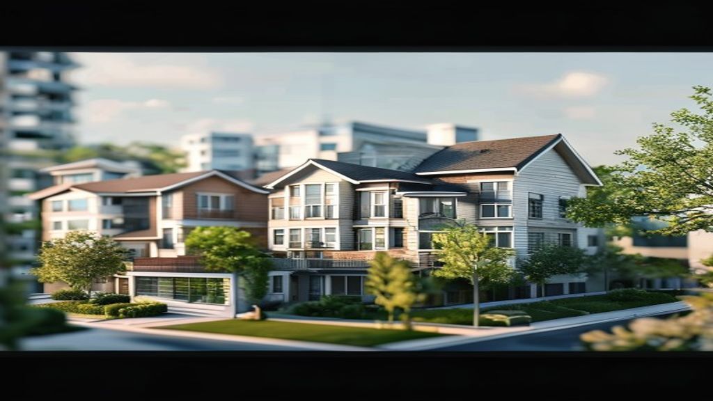 Corporate investors inspecting a suburban home as they consider purchasing residential real estate.