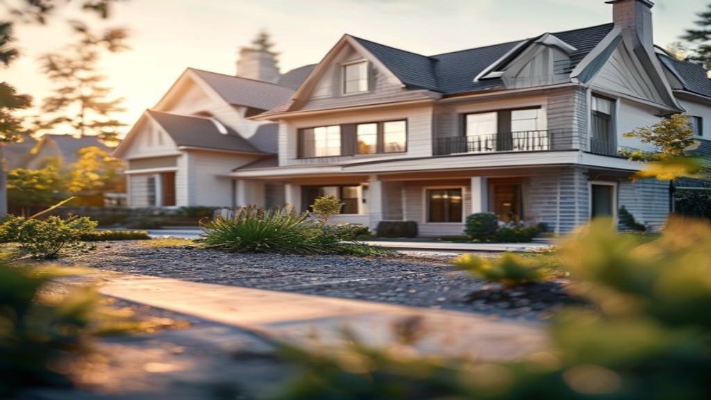 Home building companies showcasing completed luxury homes and construction projects