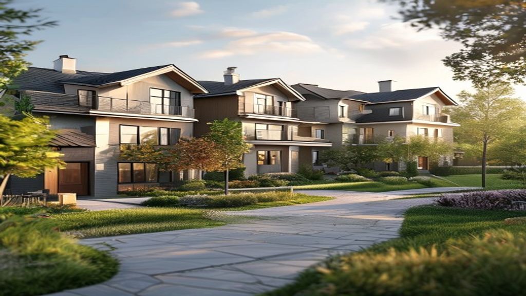Modern newly built homes for sale featuring spacious floor plans and contemporary designs.