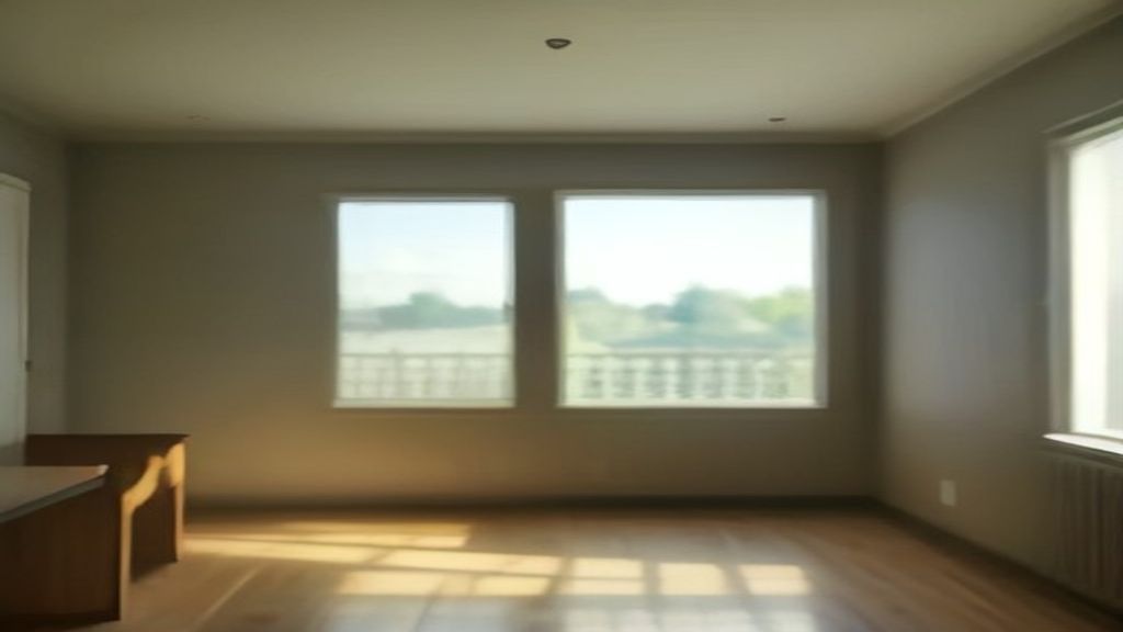 Happy couple reviewing house plans while standing in front of a newly purchased home