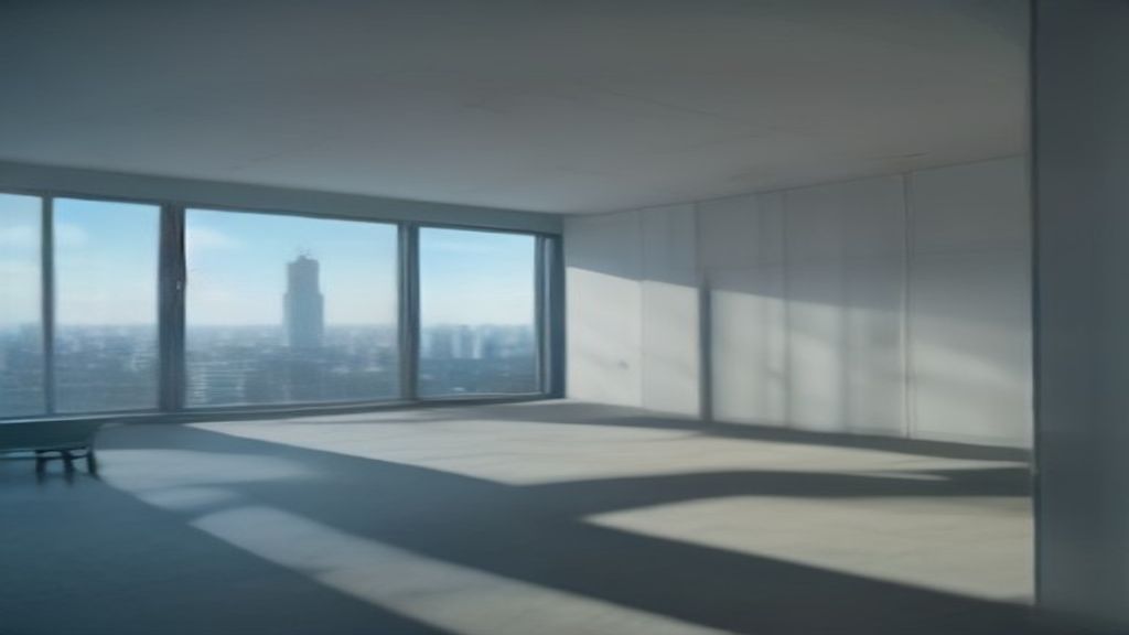 Luxury real estate firm showcasing upscale properties in a modern city skyline