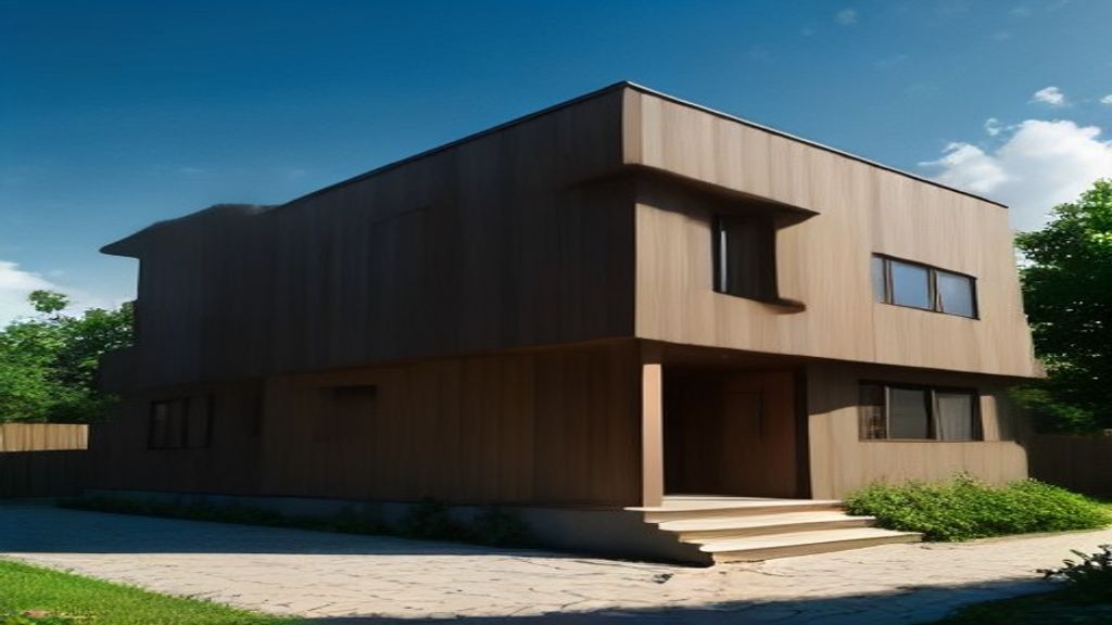 Modern new construction homes with sustainable designs and contemporary architecture